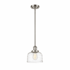 Innovations Bell LED Large Mini Pendant - Brushed Satin Nickel - 201S-SN-G713-LED