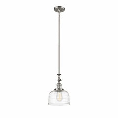 Innovations Bell LED Large Mini Pendant - Brushed Satin Nickel - 206-SN-G713-LED