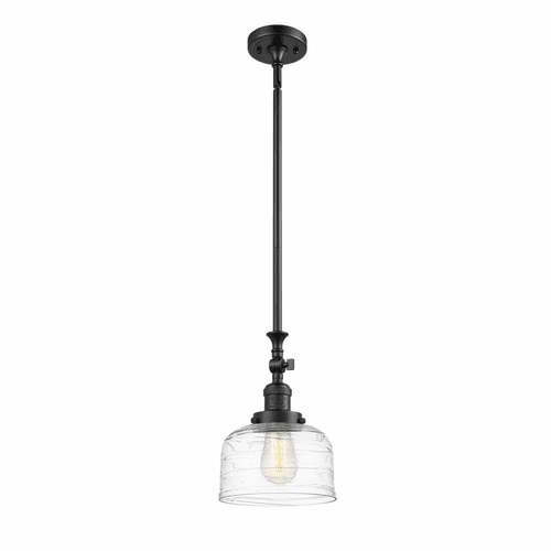 Innovations Bell LED Large Mini Pendant - Matte Black - 206-BK-G713-LED