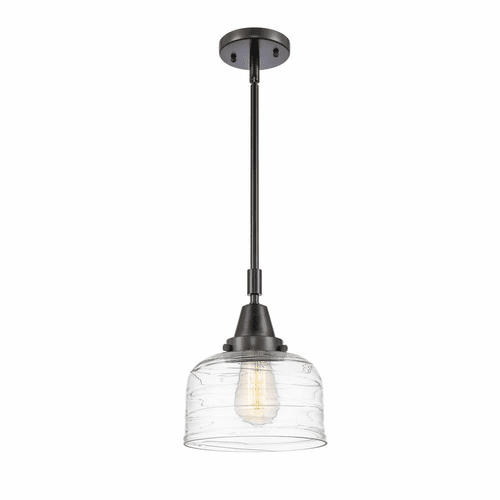 Innovations Bell LED Large Mini Pendant - Matte Black - 447-1S-BK-G713-LED