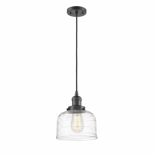 Innovations Bell LED Large Mini Pendant - Oil Rubbed Bronze - 201C-OB-G713-LED
