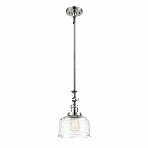 Innovations Bell LED Large Mini Pendant - Polished Nickel - 206-PN-G713-LED