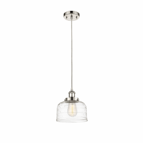 Innovations Bell LED Large Mini Pendant - Polished Nickel - 916-1P-PN-G713-LED