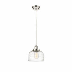 Innovations Bell LED Large Mini Pendant - Polished Nickel - 916-1P-PN-G713-LED