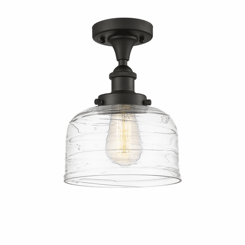 Innovations Bell LED Large Semi-Flush Mount - Oil Rbd Bronze - 916-1C-OB-G713-LED