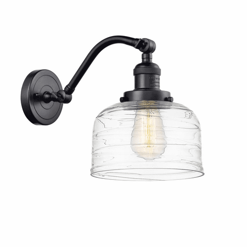 Innovations Bell LED Large Wall Sconce - Matte Black - 515-1W-BK-G713-LED