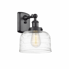 Innovations Bell LED Large Wall Sconce - Matte Black - 916-1W-BK-G713-LED