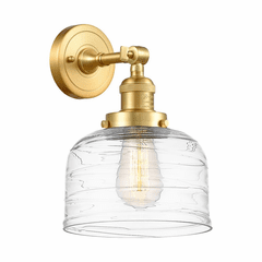 Innovations Bell LED Large Wall Sconce - Satin Gold - 203-SG-G713-LED