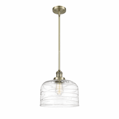 Innovations Bell LED Mini Pendant - Antique Brass - 201S-AB-G713-L-LED