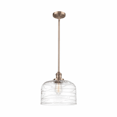 Innovations Bell LED Mini Pendant - Antique Copper - 201S-AC-G713-L-LED