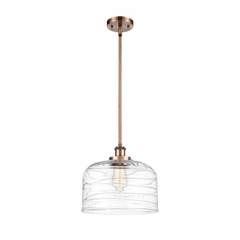 Innovations Bell LED Mini Pendant - Antique Copper - 916-1S-AC-G713-L-LED