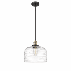 Innovations Bell LED Mini Pendant - Black Antique Brass - 201S-BAB-G713-L-LED