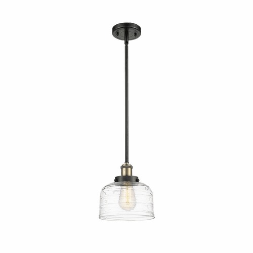 Innovations Bell LED Mini Pendant - Black Antique Brass - 916-1S-BAB-G713-LED