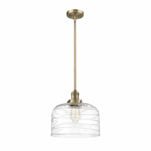 Innovations Bell LED Mini Pendant - Brushed Brass - 201S-BB-G713-L-LED
