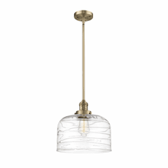 Innovations Bell LED Mini Pendant - Brushed Brass - 201S-BB-G713-L-LED