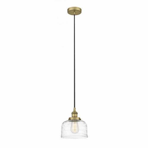 Innovations Bell LED Mini Pendant - Brushed Brass - 616-1PH-BB-G713-LED