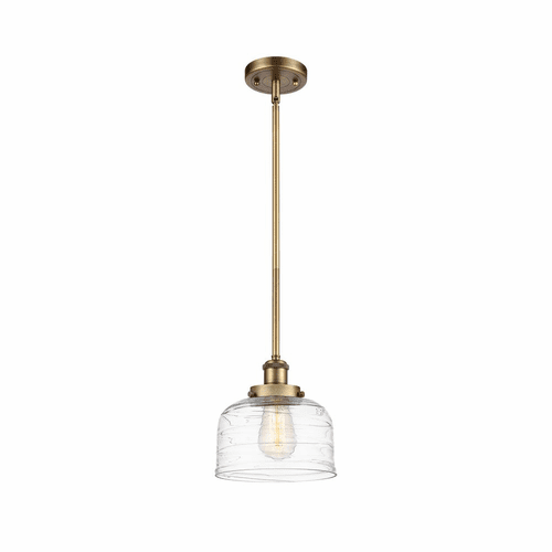 Innovations Bell LED Mini Pendant - Brushed Brass - 916-1S-BB-G713-LED