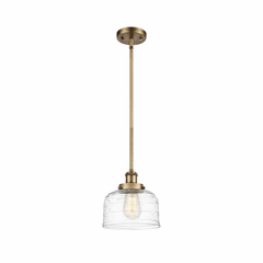 Innovations Bell LED Mini Pendant - Brushed Brass - 916-1S-BB-G713-LED