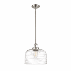 Innovations Bell LED Mini Pendant - Brushed Satin Nickel - 201S-SN-G713-L-LED