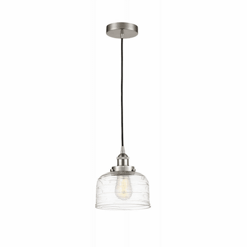 Innovations Bell LED Mini Pendant - Brushed Satin Nickel - 616-1PH-SN-G713-LED