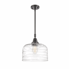 Innovations Bell LED Mini Pendant - Matte Black - 447-1S-BK-G713-L-LED