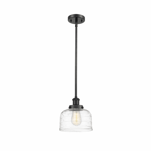 Innovations Bell LED Mini Pendant - Matte Black - 916-1S-BK-G713-LED