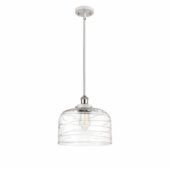 Innovations Bell LED Mini Pendant - White and Chrome - 916-1S-WPC-G713-L-LED Innovations Bell LED Mini Pendant - White and Chrome - 916-1S-WPC-G713-L-LED