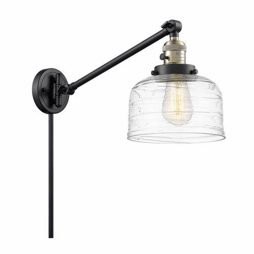 Innovations Bell LED Swing Arm w/Switch - Black Antique Brass - 237-BAB-G713-LED