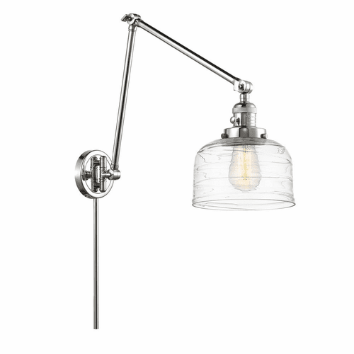 Innovations Bell LED Swing Arm With Switch - Polished Chrome - 238-PC-G713-LED
