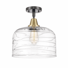 Innovations Bell LED XL Flush Mount - Black Antique Brass - 447-1C-BAB-G713-L-LED