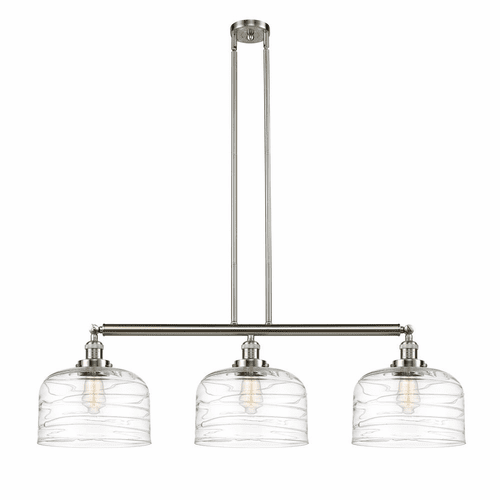 Innovations Bell LED XL Island Light - Brushed Satin Nickel - 213-SN-G713-L-LED
