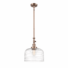 Innovations Bell LED XL Mini Pendant - Antique Copper - 206-AC-G713-L-LED