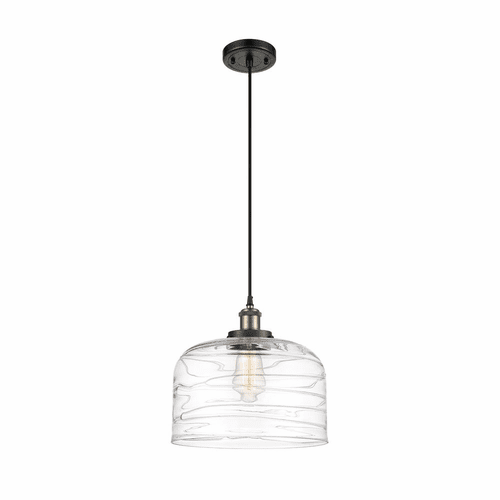 Innovations Bell LED XL Mini Pendant - Black Antique Brass - 916-1P-BAB-G713-L-LED