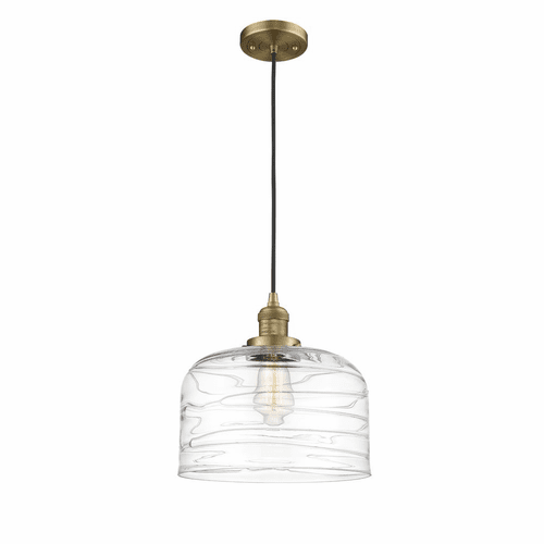 Innovations Bell LED XL Mini Pendant - Brushed Brass - 201C-BB-G713-L-LED