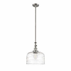 Innovations Bell LED XL Mini Pendant - Brushed Satin Nickel - 206-SN-G713-L-LED