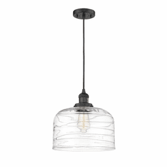 Innovations Bell LED XL Mini Pendant - Matte Black - 201C-BK-G713-L-LED
