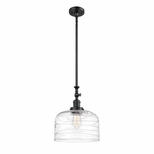 Innovations Bell LED XL Mini Pendant - Matte Black - 206-BK-G713-L-LED