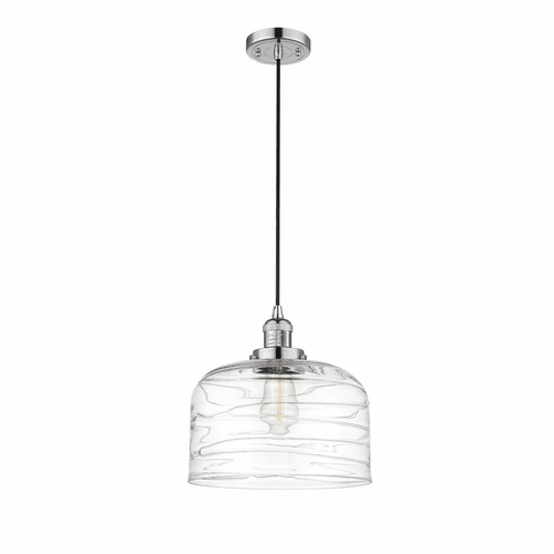 Innovations Bell LED XL Mini Pendant - Polished Nickel - 201C-PN-G713-L-LED