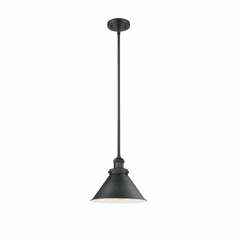 Innovations Briarcliff 1 Light Mini Pendant - Matte Black - 201S-BK-M10-BK