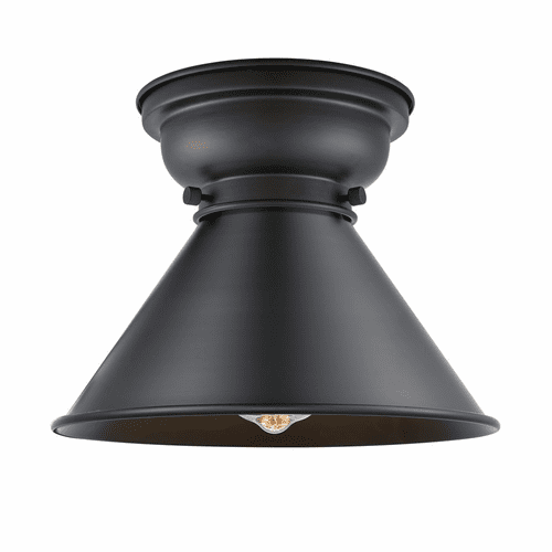 Innovations Briarcliff 1-LT Flush Mount - Matte Black - 623-1F-BK-M10-BK