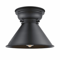 Innovations Briarcliff 1-LT Flush Mount - Matte Black - 623-1F-BK-M10-BK