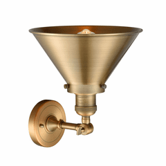 Innovations Briarcliff 1-LT Semi-Flush Mount - Brushed Brass - 201F-BB-M10-BB