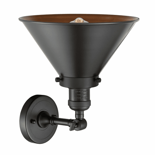 Innovations Briarcliff 1-LT Semi-Flush Mount - Oil Rubbed Bronze - 201F-OB-M10-OB