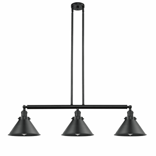 Innovations Briarcliff 3-LT Island Light - Matte Black - 213-BK-M10-BK