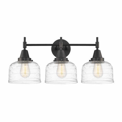 Innovations Caden 3-LT Bath Vanity Light - Matte Black - 447-3W-BK-G713