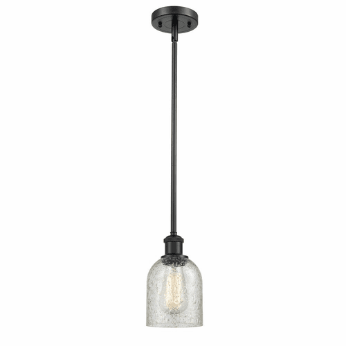 Innovations Caledonia Mini Pendant - Matte Black - 516-1S-BK-G259