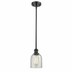 Innovations Caledonia Mini Pendant - Matte Black - 516-1S-BK-G259