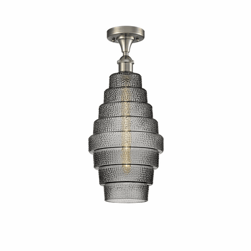 Innovations Cascade LED Flush Mount - Brushed Satin Nickel - 516-1C-SN-G673-8