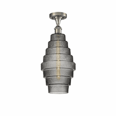 Innovations Cascade LED Flush Mount - Brushed Satin Nickel - 516-1C-SN-G673-8