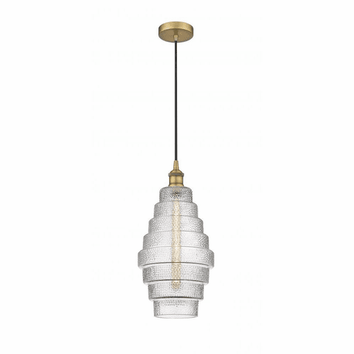 Innovations Cascade LED Mini Pendant - Brushed Brass - 616-1P-BB-G672-8-LED